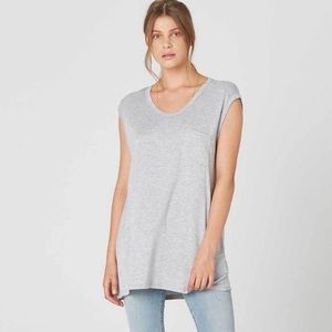 NEW Muscle Tee in Heather Grey